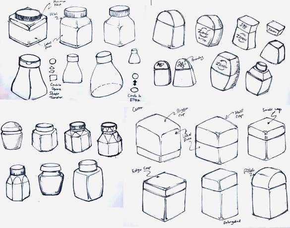Packaging Idea Sketches